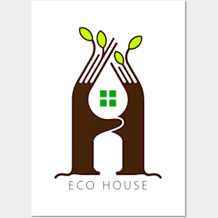 House and Eco Posters and Art